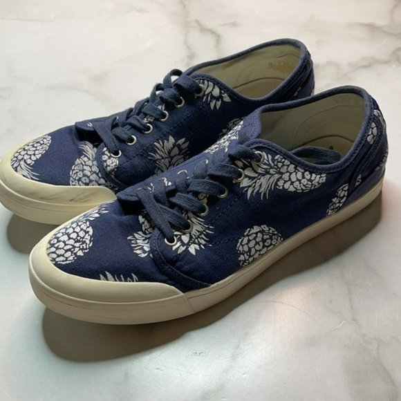 Sam Edelman Pineapple Print Sneakers Men's Size 9 - Picture 1 of 5